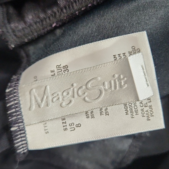 Magicsuit Kat Solid One Piece Ruched Swimsuit in Black - Picture 6 of 8